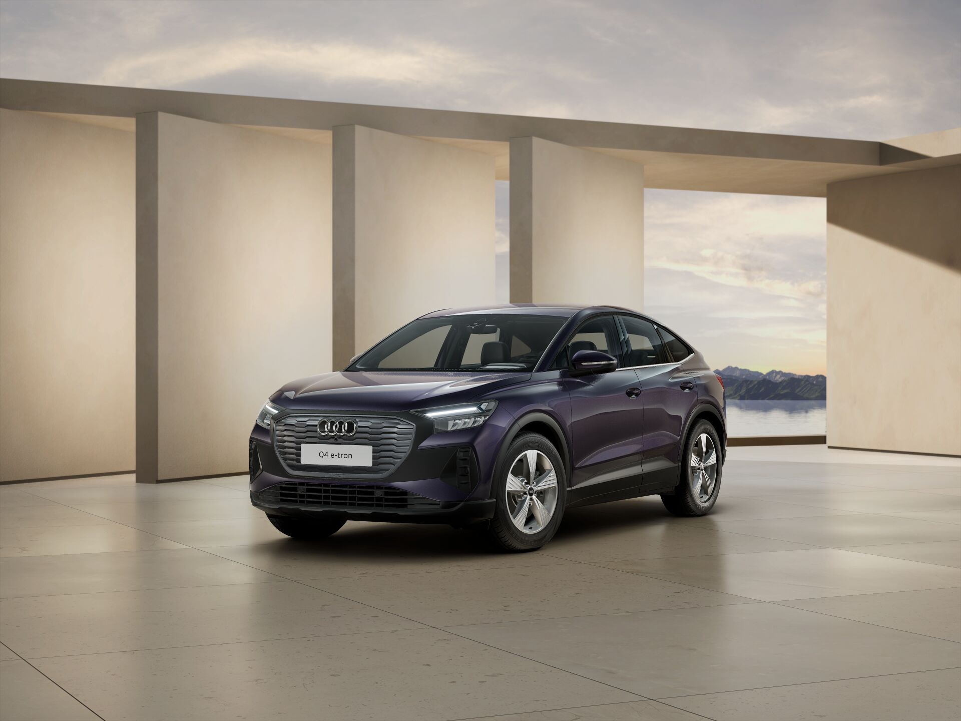 Q4 Sportback e-tron EXTERIOR-FRONT-3-4