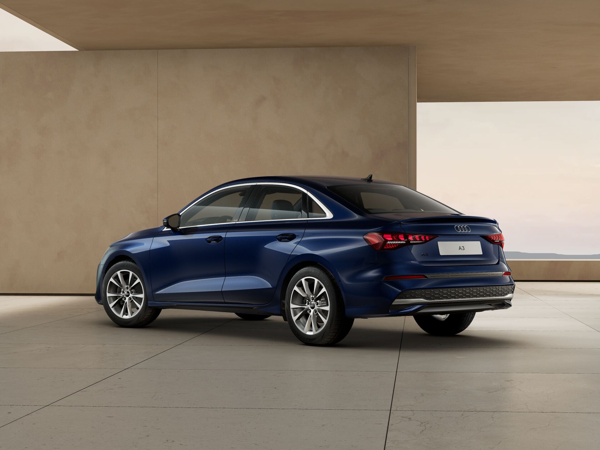 A3 Sedan EXTERIOR-REAR-3-4
