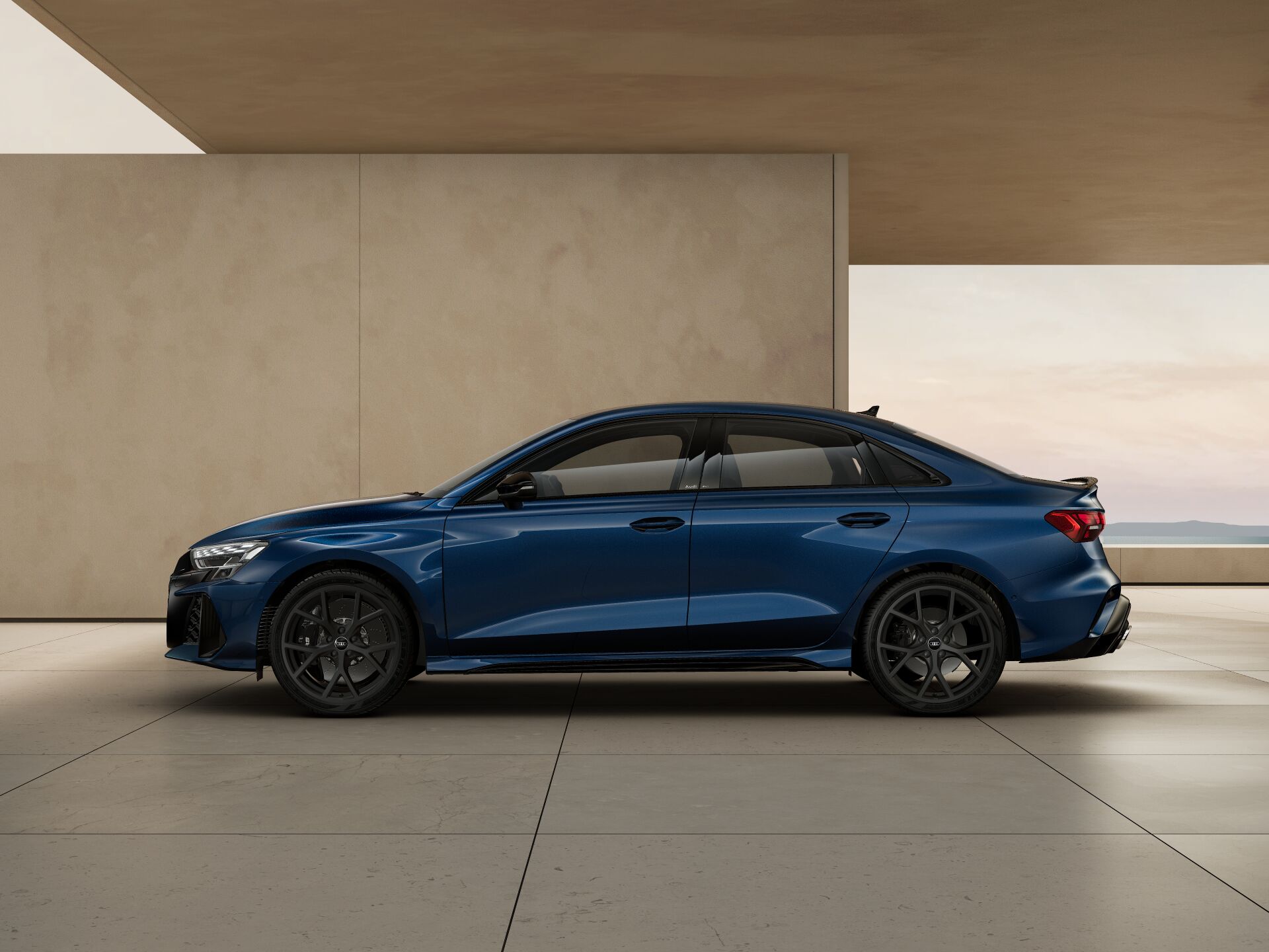 RS 3 Sedan EXTERIOR-PARALLEL-SIDE