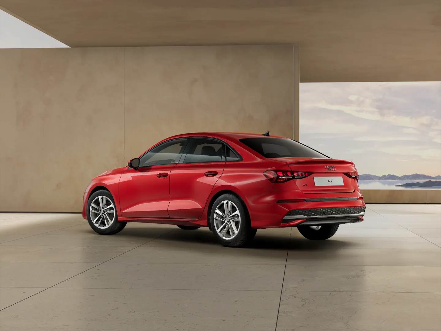 Zdjęcie&nbsp;Audi A3 Sedan&nbsp;TFSI 110 kW S tronic&nbsp;– Ujęcie: tył 3/4