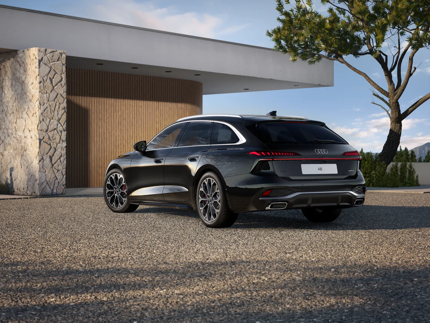 Zdjęcie&nbsp;Audi A6 Avant e-hybrid&nbsp;e-hybrid quattro 270 kW S tronic&nbsp;– Ujęcie: tył 3/4