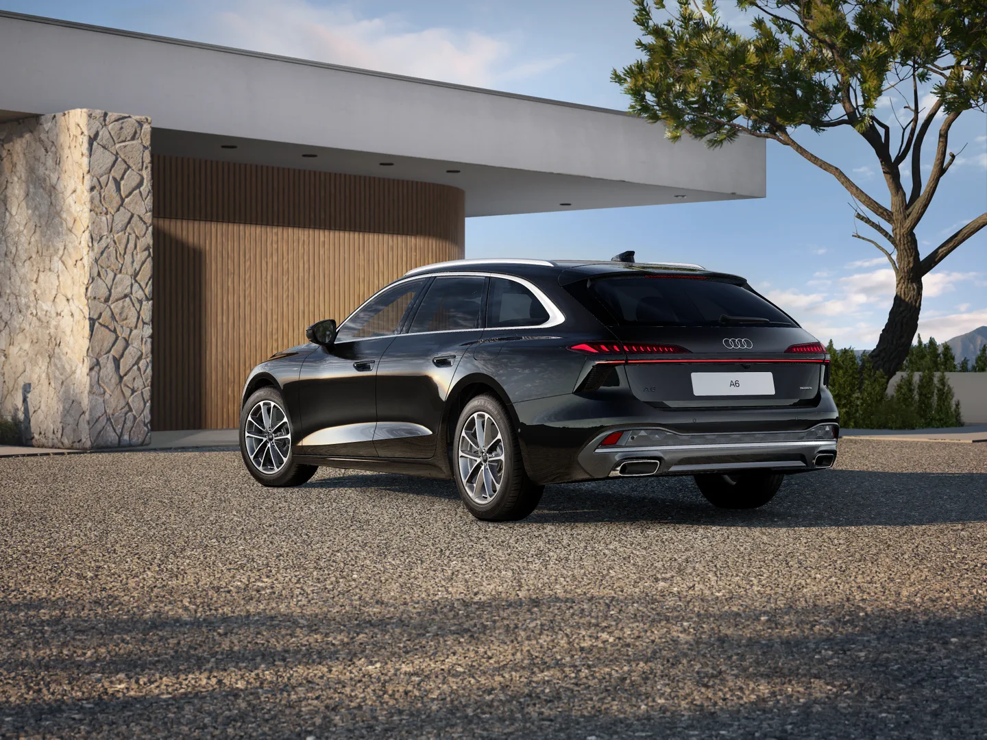 Zdjęcie&nbsp;Audi A6 Avant e-hybrid&nbsp;e-hybrid quattro 220 kW S tronic&nbsp;– Ujęcie: tył 3/4