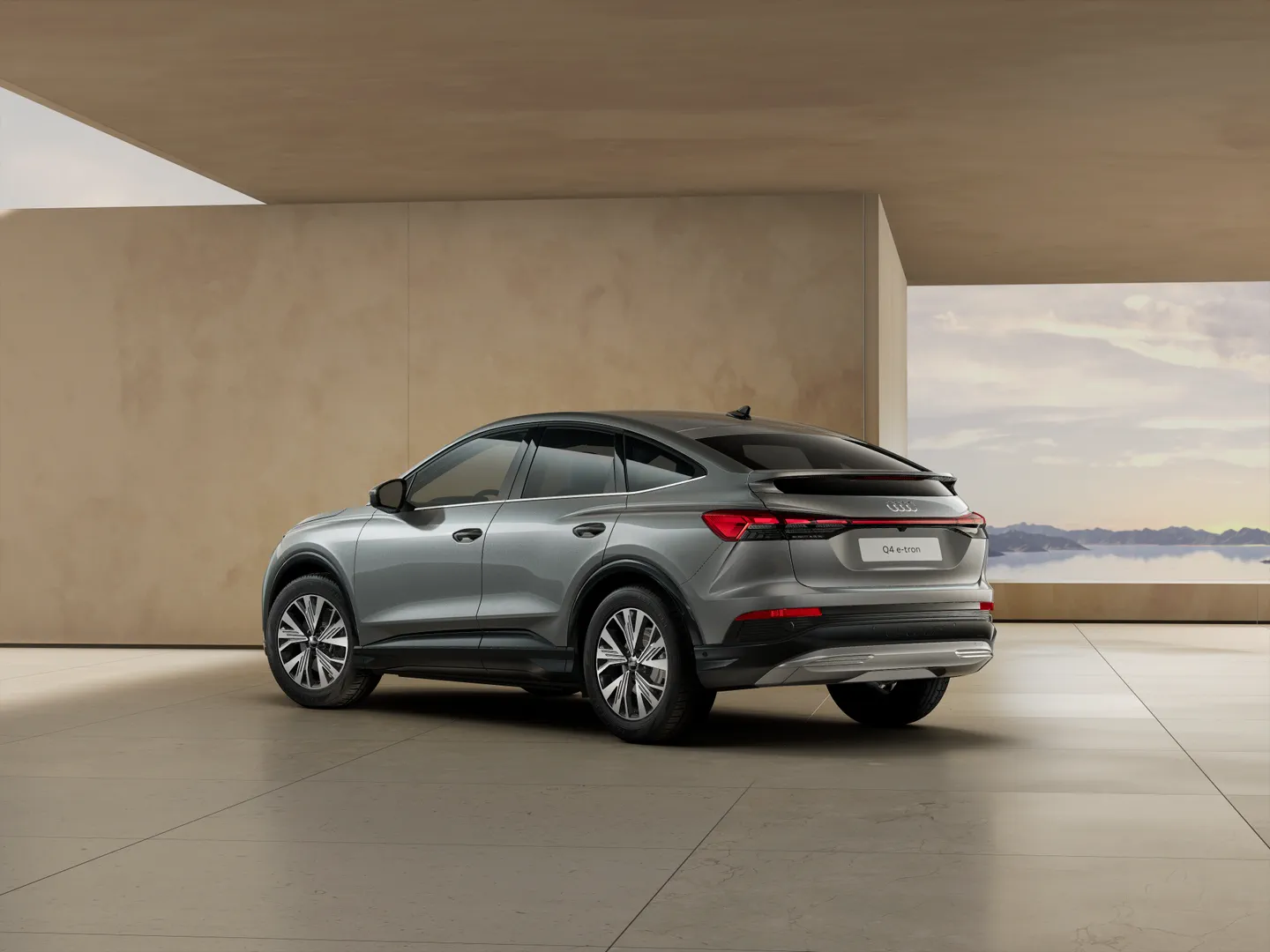 Zdjęcie&nbsp;Audi Q4 Sportback e-tron&nbsp;40 e-tron 150,00 kW&nbsp;– Ujęcie: tył 3/4