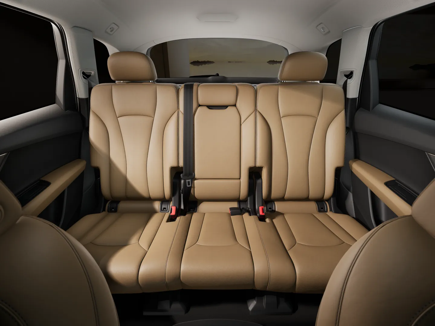 Zdjęcie Audi Q7 SUV TFSI e S line TFSI e quattro 290 kW tiptronic – Ujęcie: tylne fotele