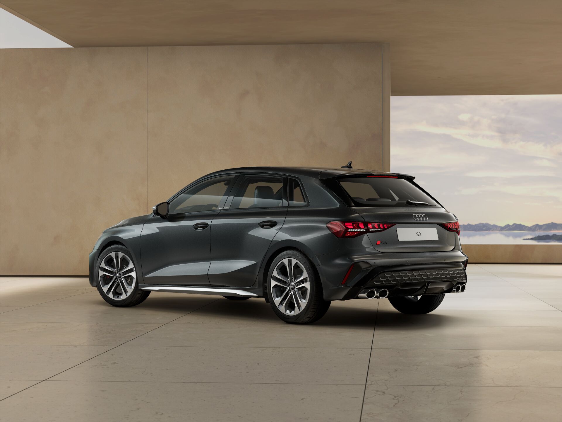 S3 Sportback TFSI EXTERIOR-REAR-3-4