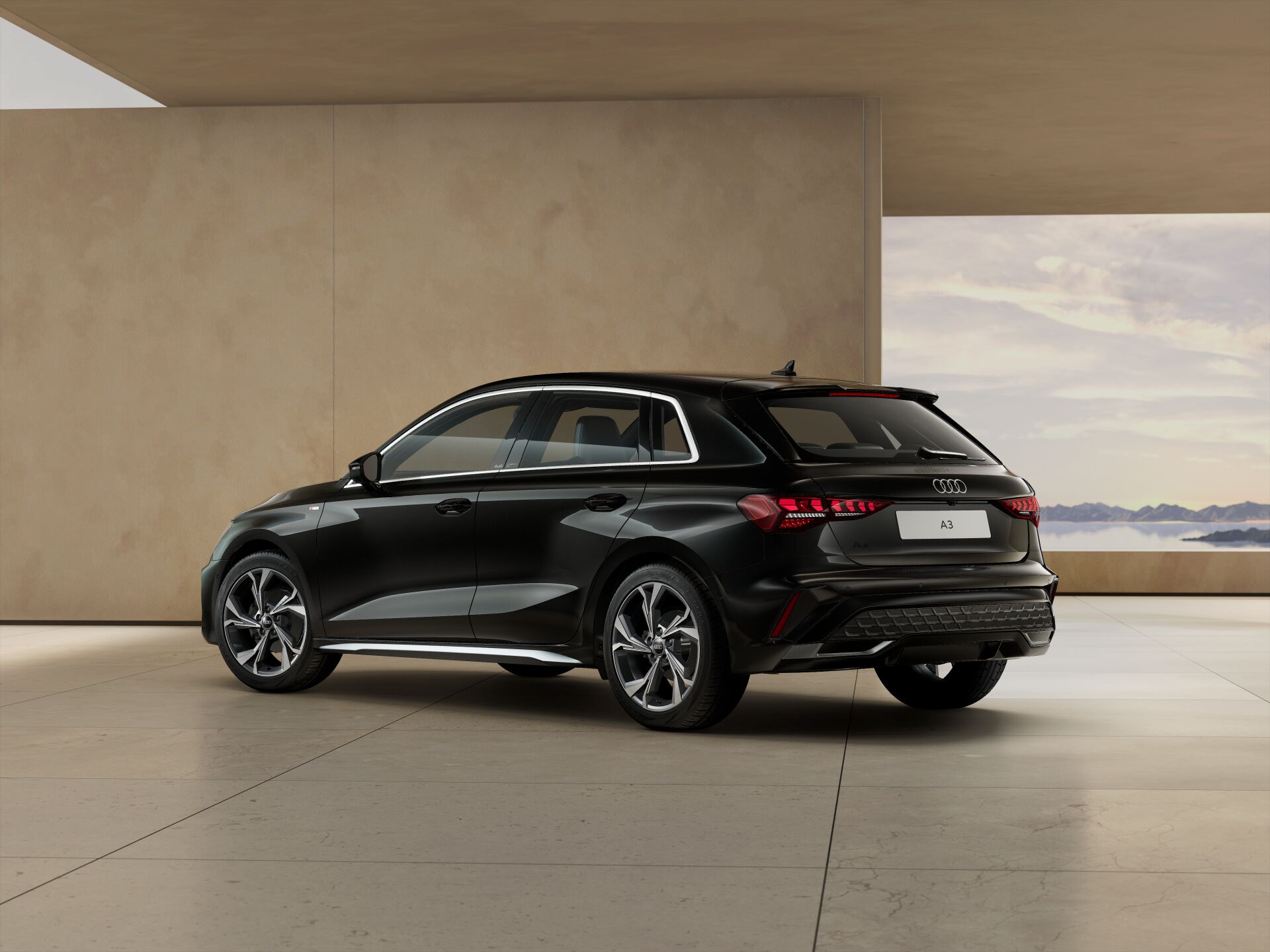 A3 Sportback EXTERIOR-REAR-3-4