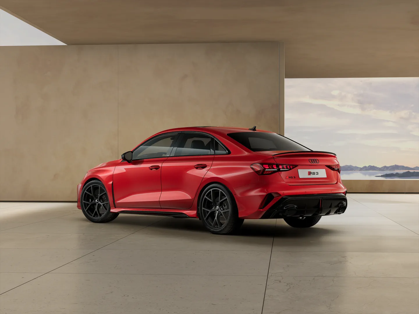 Zdjęcie&nbsp;Audi RS 3 Sedan&nbsp;RS 3 Saloon 294 kW S tronic&nbsp;– Ujęcie: tył 3/4