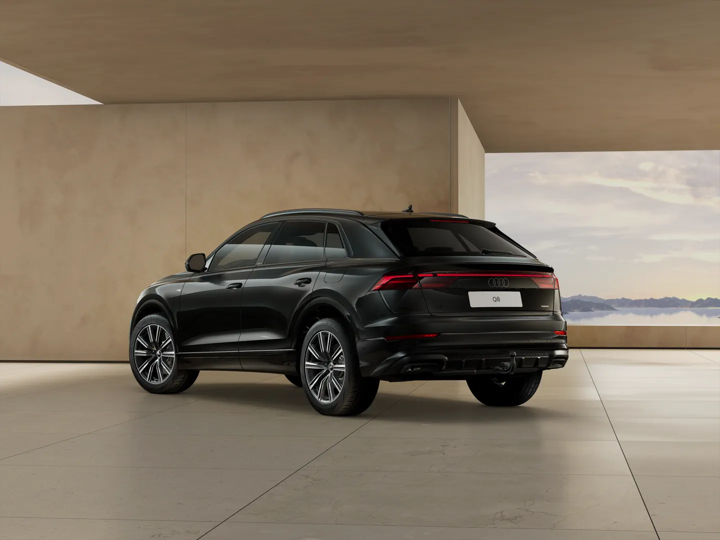 Zdjęcie&nbsp;Audi Q8 SUV TFSI e&nbsp;TFSI e quattro 290 kW tiptronic&nbsp;– Ujęcie: tył 3/4