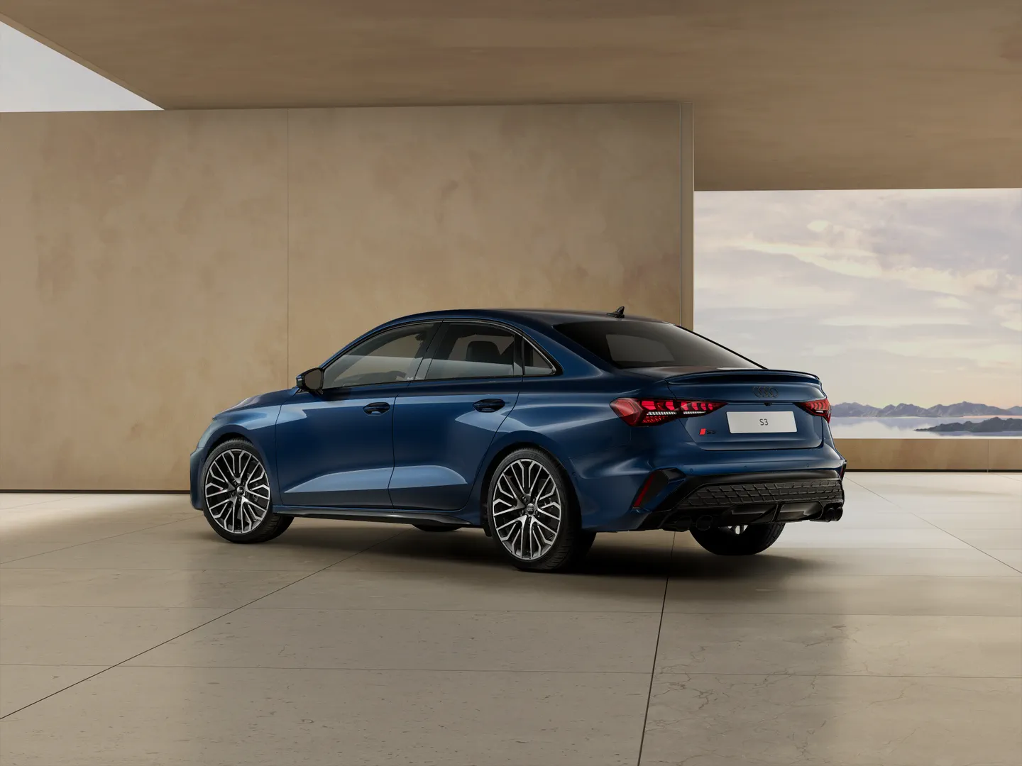 Zdjęcie&nbsp;Audi S3 Sedan&nbsp;S3 Saloon TFSI 245 kW S tronic&nbsp;– Ujęcie: tył 3/4
