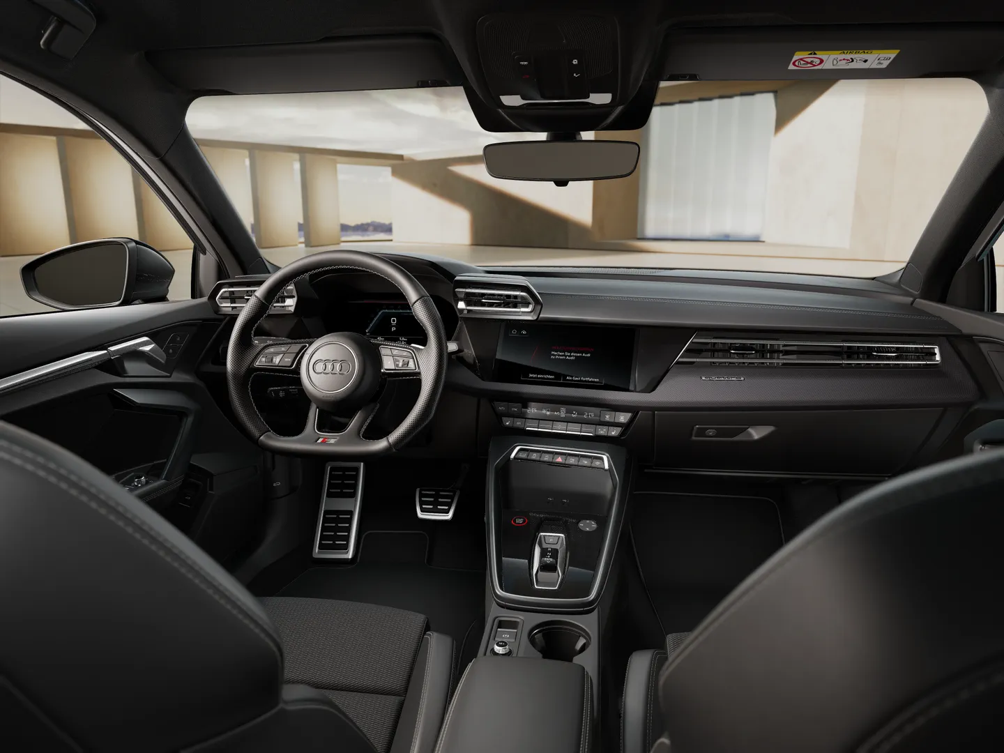 Zdjęcie&nbsp;Audi S3 Sedan&nbsp;S3 Saloon TFSI 245 kW S tronic&nbsp;– Ujęcie: deska rozdzielcza