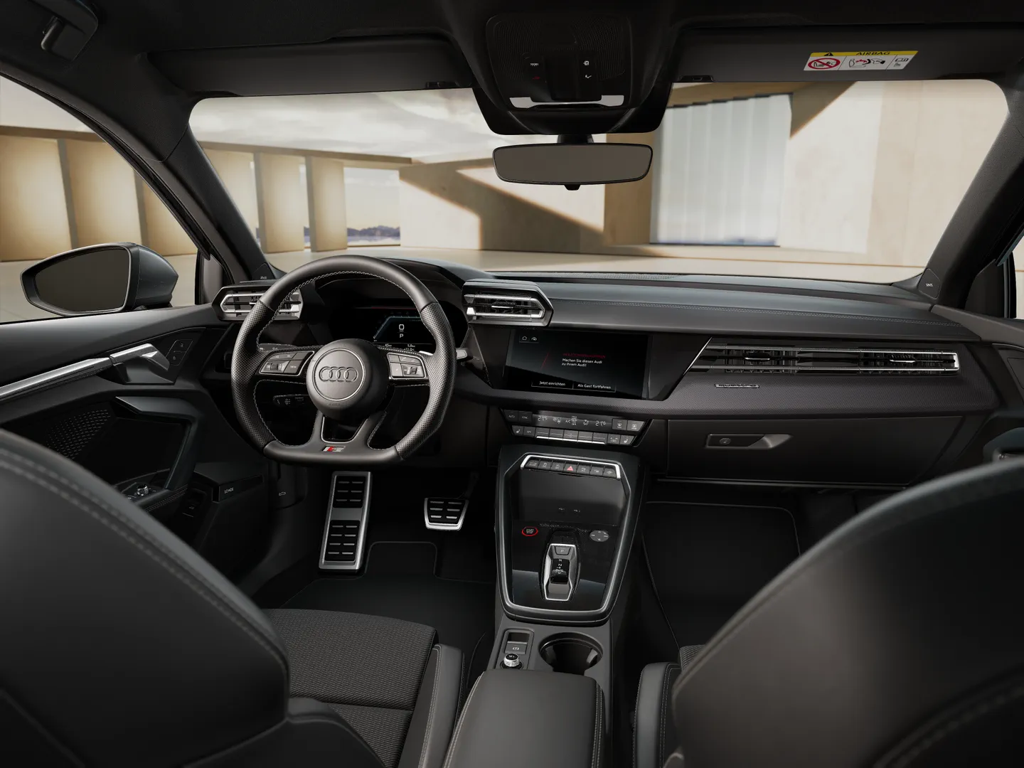 Zdjęcie&nbsp;Audi S3 Sedan&nbsp;S3 Saloon TFSI 245 kW S tronic&nbsp;– Ujęcie: deska rozdzielcza