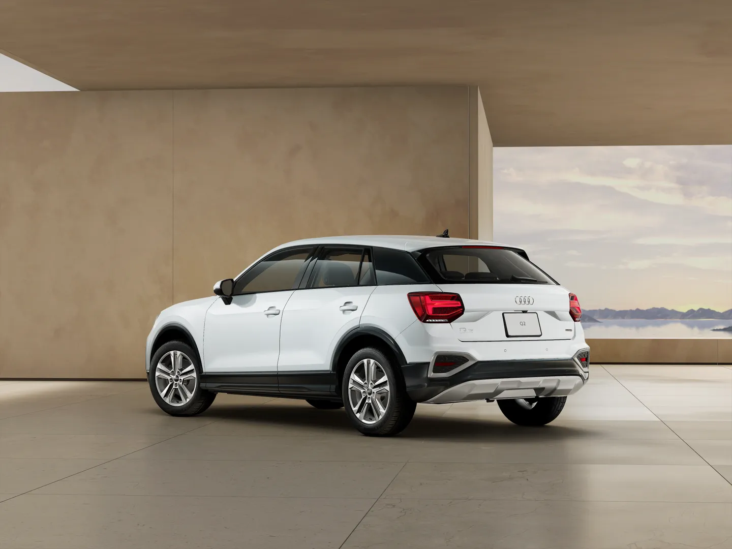Audi Q2 35 TDI quattro advanced 110 kW (150 PS) S tronic リア3/4ビュー