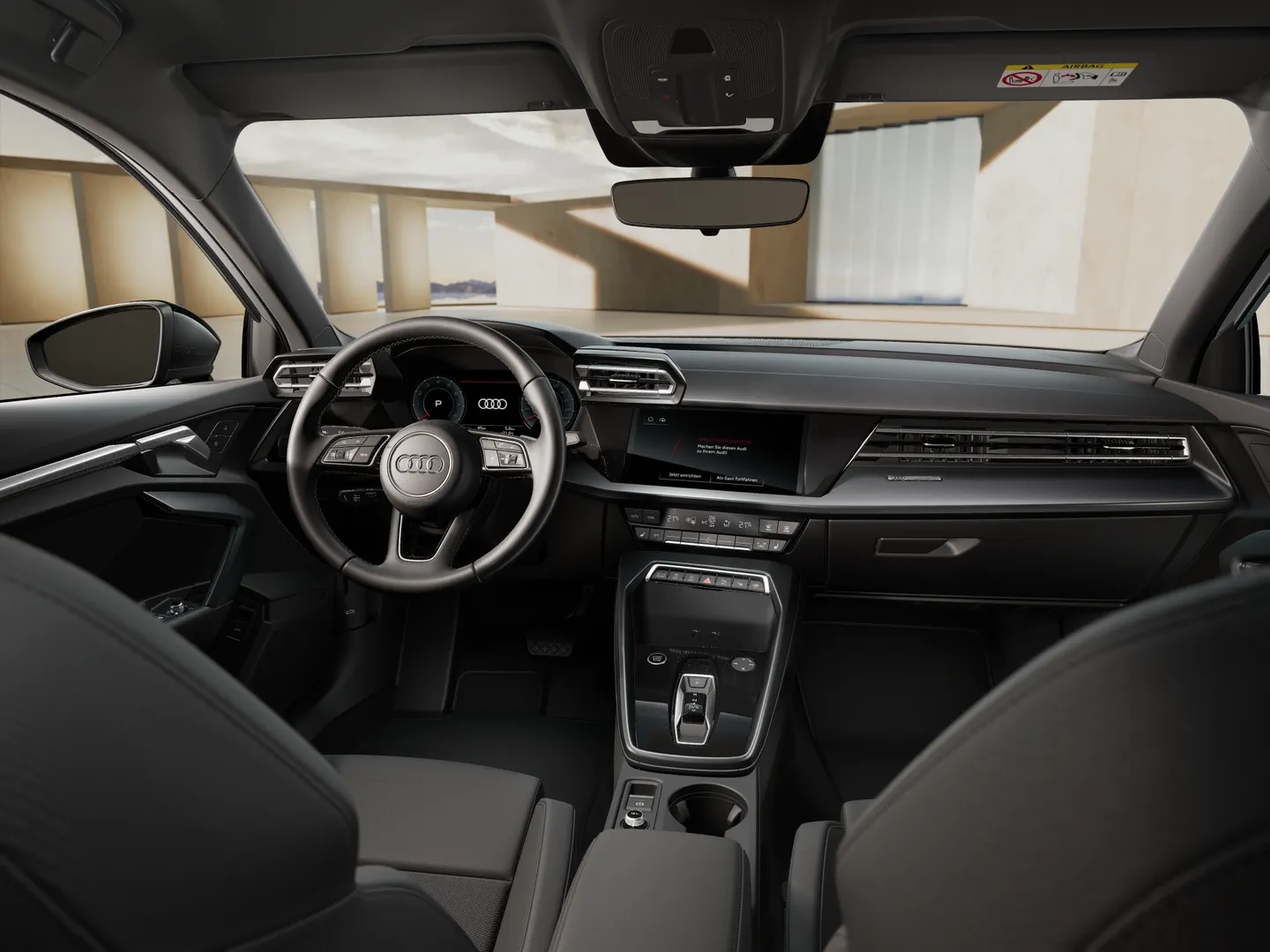 Zdjęcie&nbsp;Audi A3 Sedan&nbsp;S line TFSI 110 kW S tronic&nbsp;– Ujęcie: deska rozdzielcza