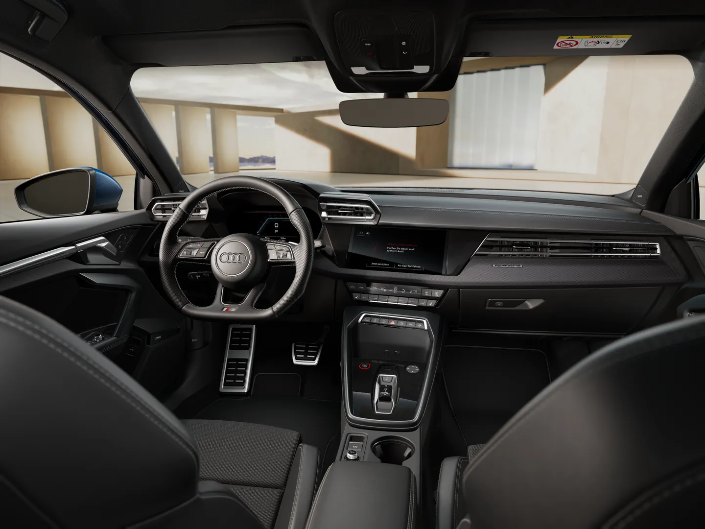 Zdjęcie&nbsp;Audi S3 Sedan&nbsp;S3 Saloon TFSI 245 kW S tronic&nbsp;– Ujęcie: deska rozdzielcza