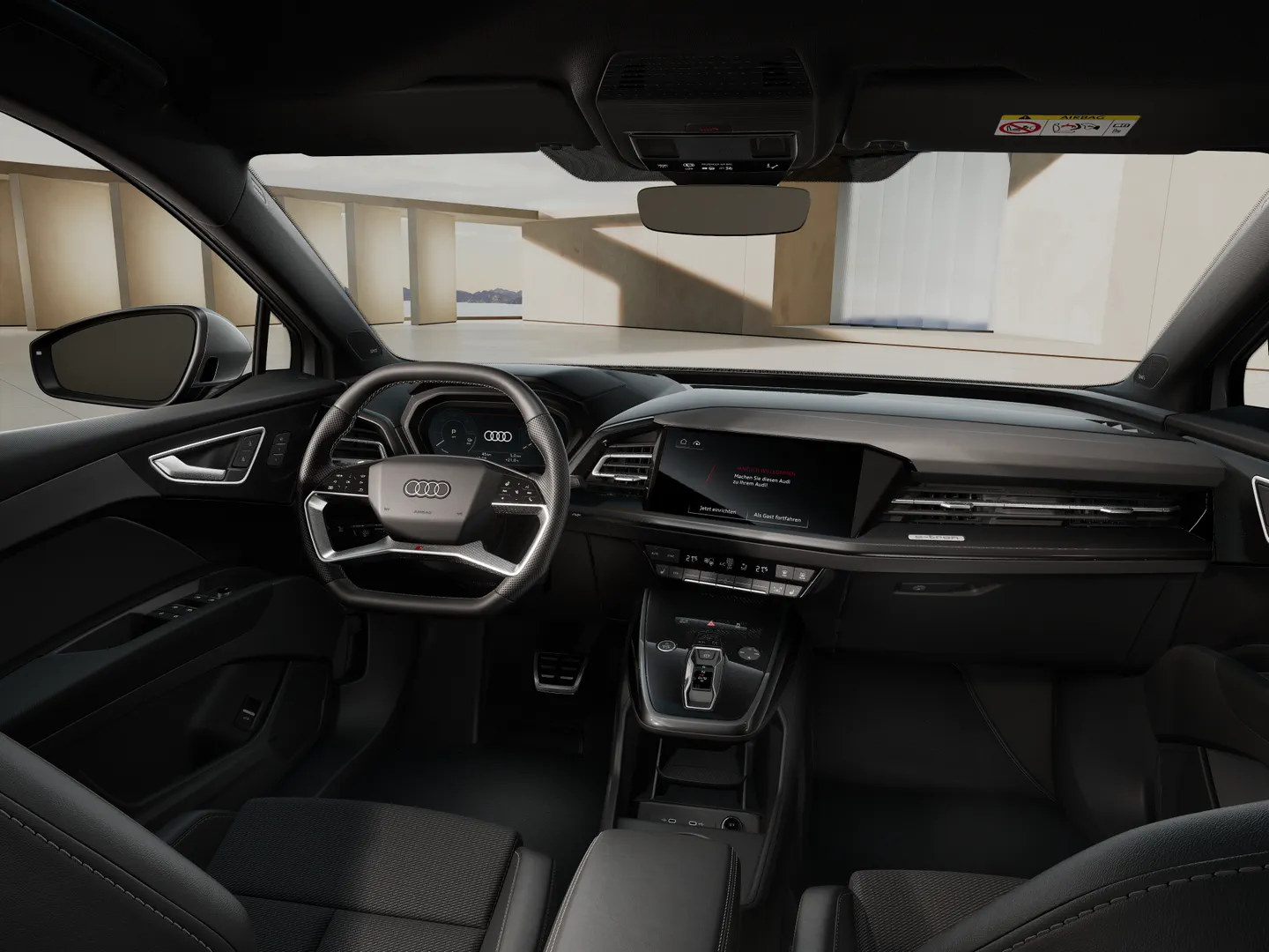 Bilde av Audi Q4 e-tron S line Pro e-tron quattro - Visning:&nbsp;instrumentpanel