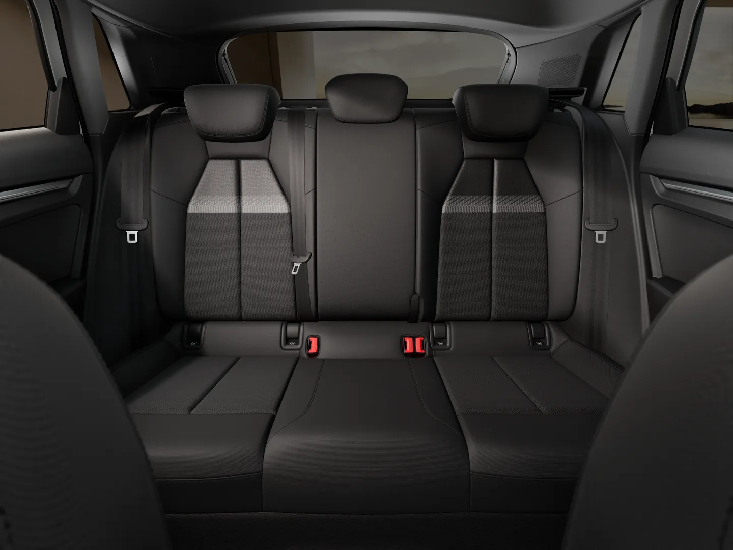 Zdjęcie&nbsp;Audi A3 Sportback TFSI e&nbsp;S line TFSI e 200 kW S tronic&nbsp;– Ujęcie: tylne fotele