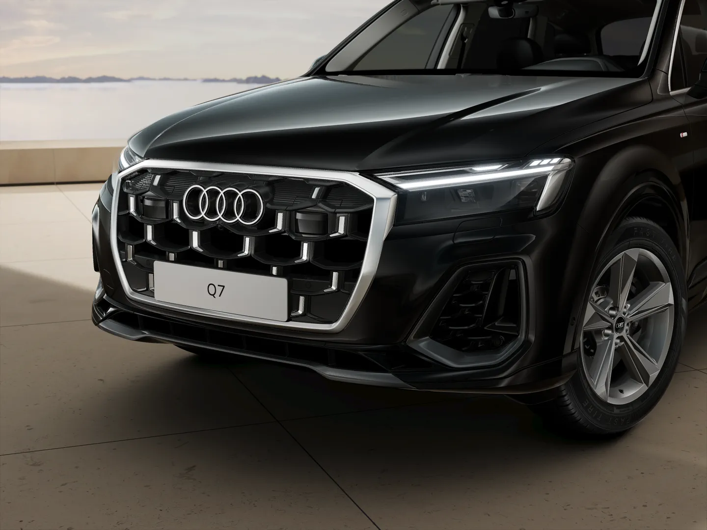 Zdjęcie Audi Q7 SUV TFSI e S line TFSI e quattro 290 kW tiptronic – Ujęcie: reflektory