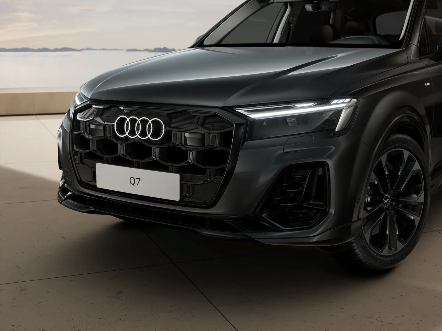 Zdjęcie Audi Q7 SUV TFSI e S line TFSI e quattro 290 kW tiptronic – Ujęcie: reflektory