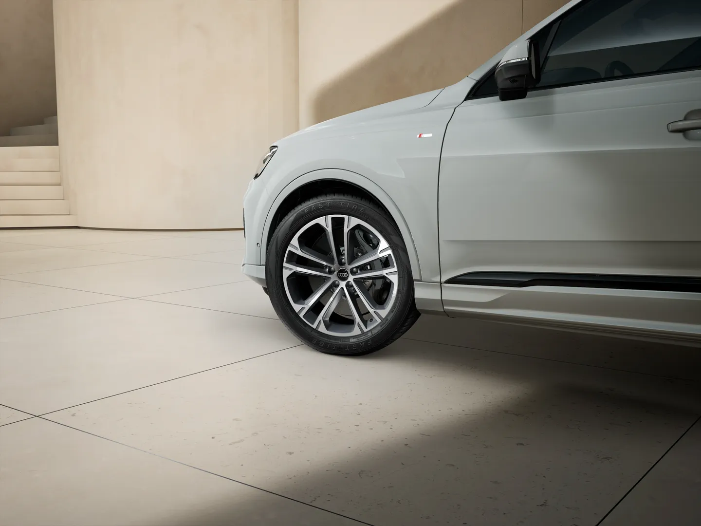 Zdjęcie Audi Q7 SUV TFSI e S line TFSI e quattro 290 kW tiptronic – Ujęcie: obręcze