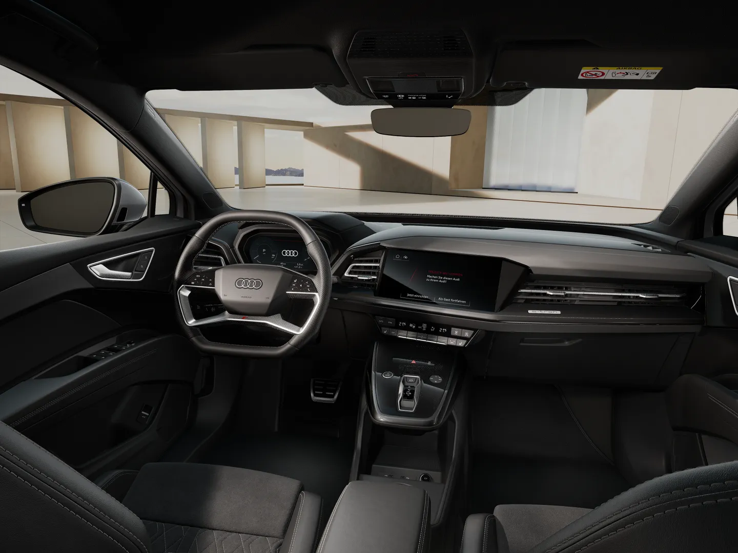Zdjęcie&nbsp;Audi Q4 e-tron&nbsp;40 e-tron 150,00 kW&nbsp;– Ujęcie: deska rozdzielcza