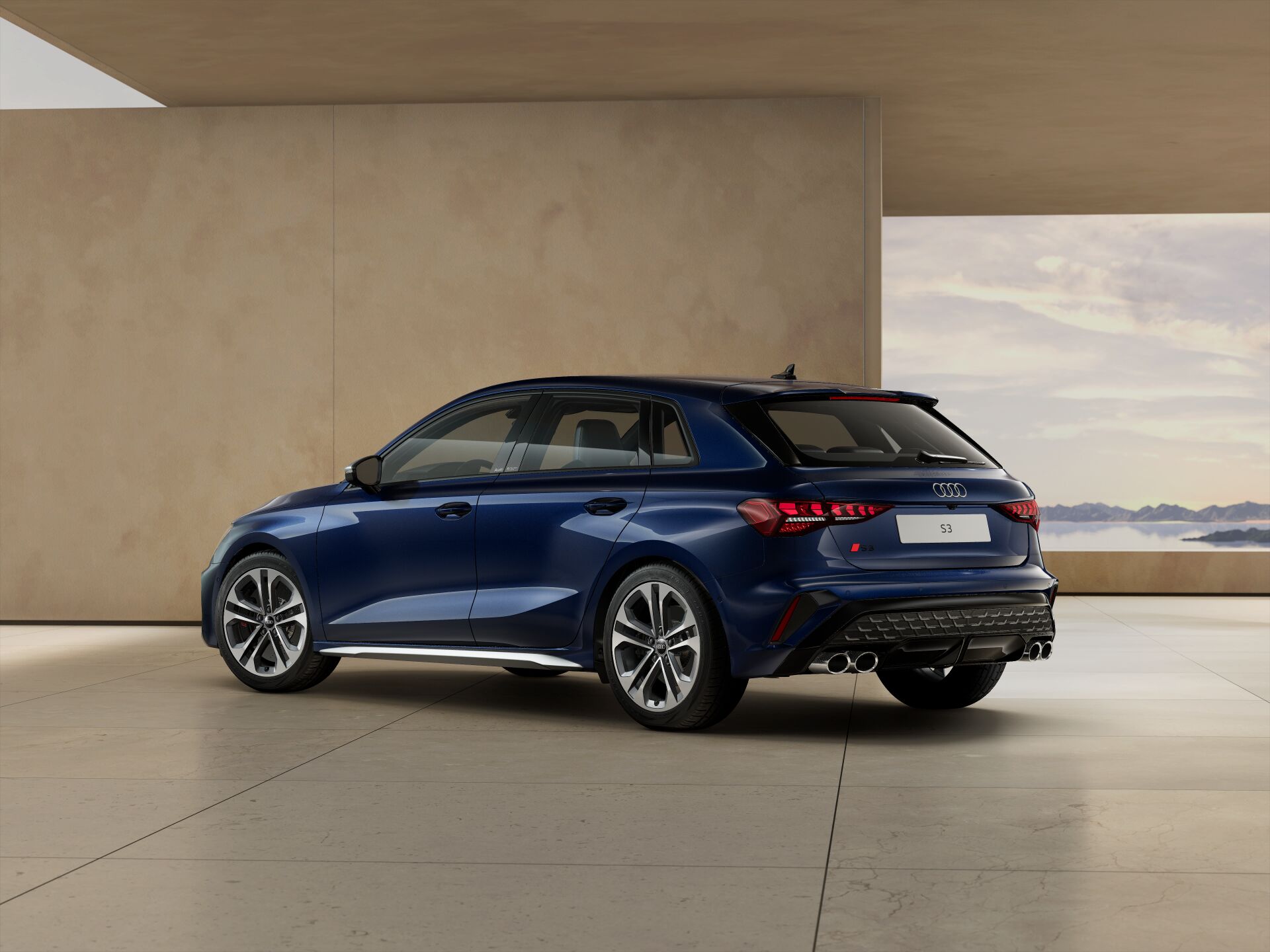 S3 Sportback EXTERIOR-REAR-3-4