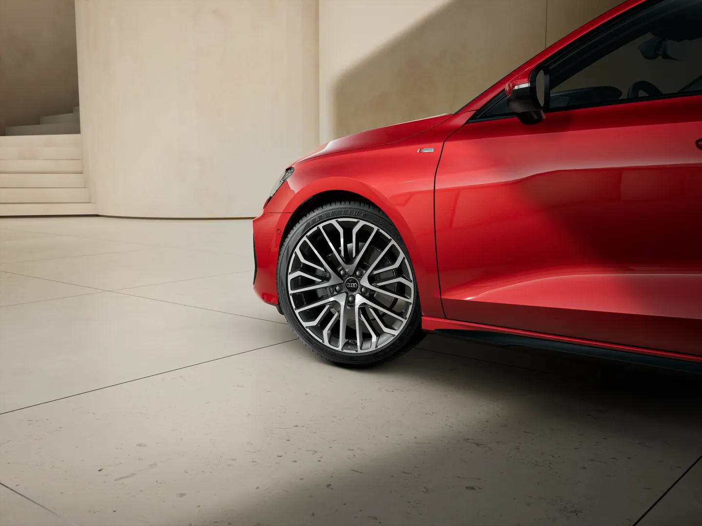 Zdjęcie&nbsp;Audi A3 Sportback&nbsp;S line TFSI 110 kW S tronic&nbsp;– Ujęcie: obręcze