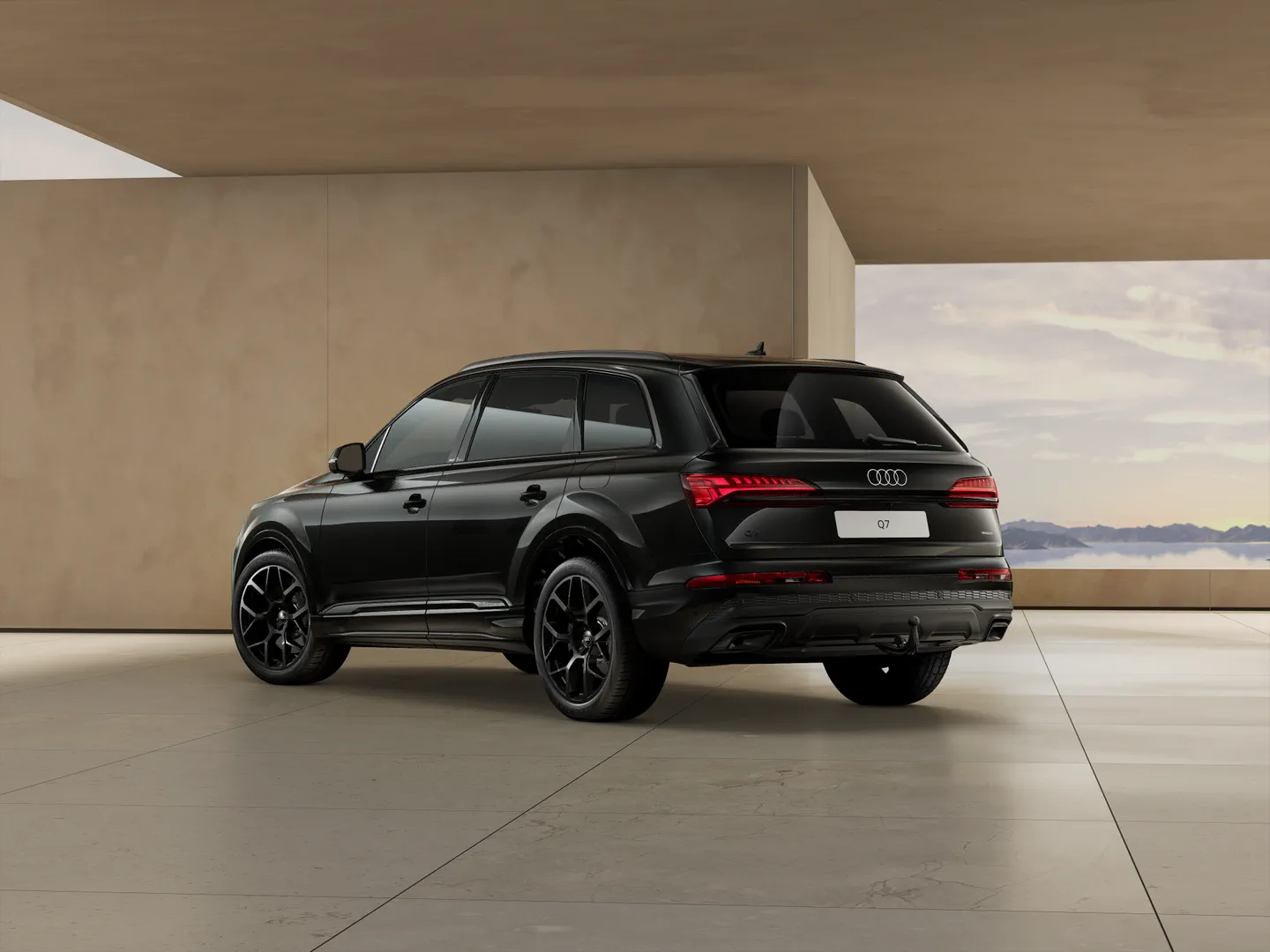 Zdjęcie&nbsp;Audi Q7 SUV TFSI e&nbsp;TFSI e quattro 290 kW tiptronic&nbsp;– Ujęcie: tył 3/4