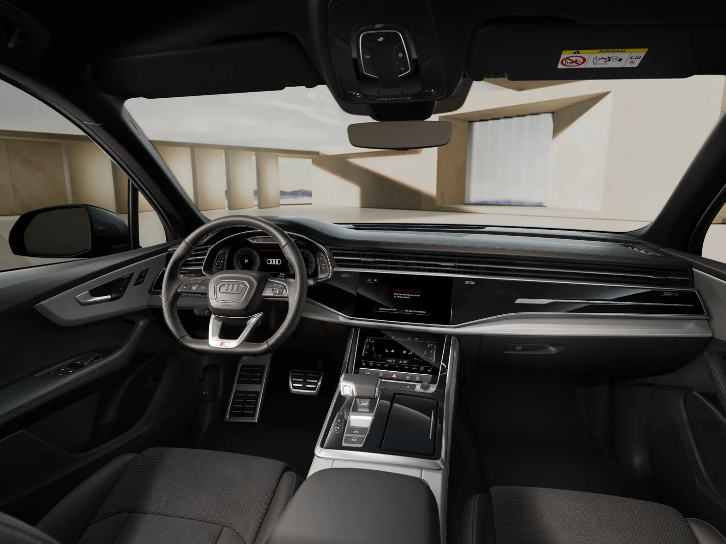 Zdjęcie Audi Q7 SUV S line TDI quattro 210 kW tiptronic – Ujęcie: deska rozdzielcza