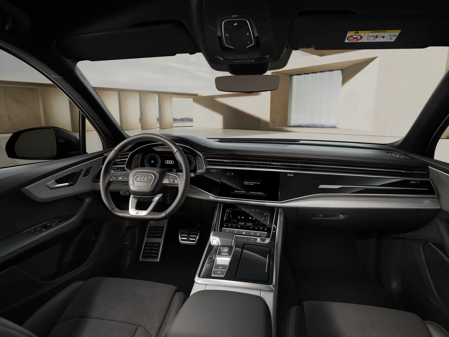 Zdjęcie Audi Q7 SUV S line TDI quattro 210 kW tiptronic – Ujęcie: deska rozdzielcza