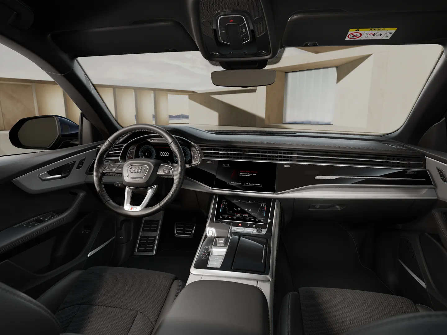 Zdjęcie Audi Q8 SUV TFSI e 55 TFSI e quattro 290(394) kW(KM) tiptronic – Ujęcie: deska rozdzielcza