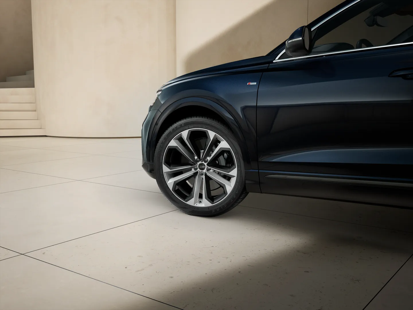 Zdjęcie Audi Q8 SUV TFSI e 55 TFSI e quattro 290(394) kW(KM) tiptronic – Ujęcie: obręcze