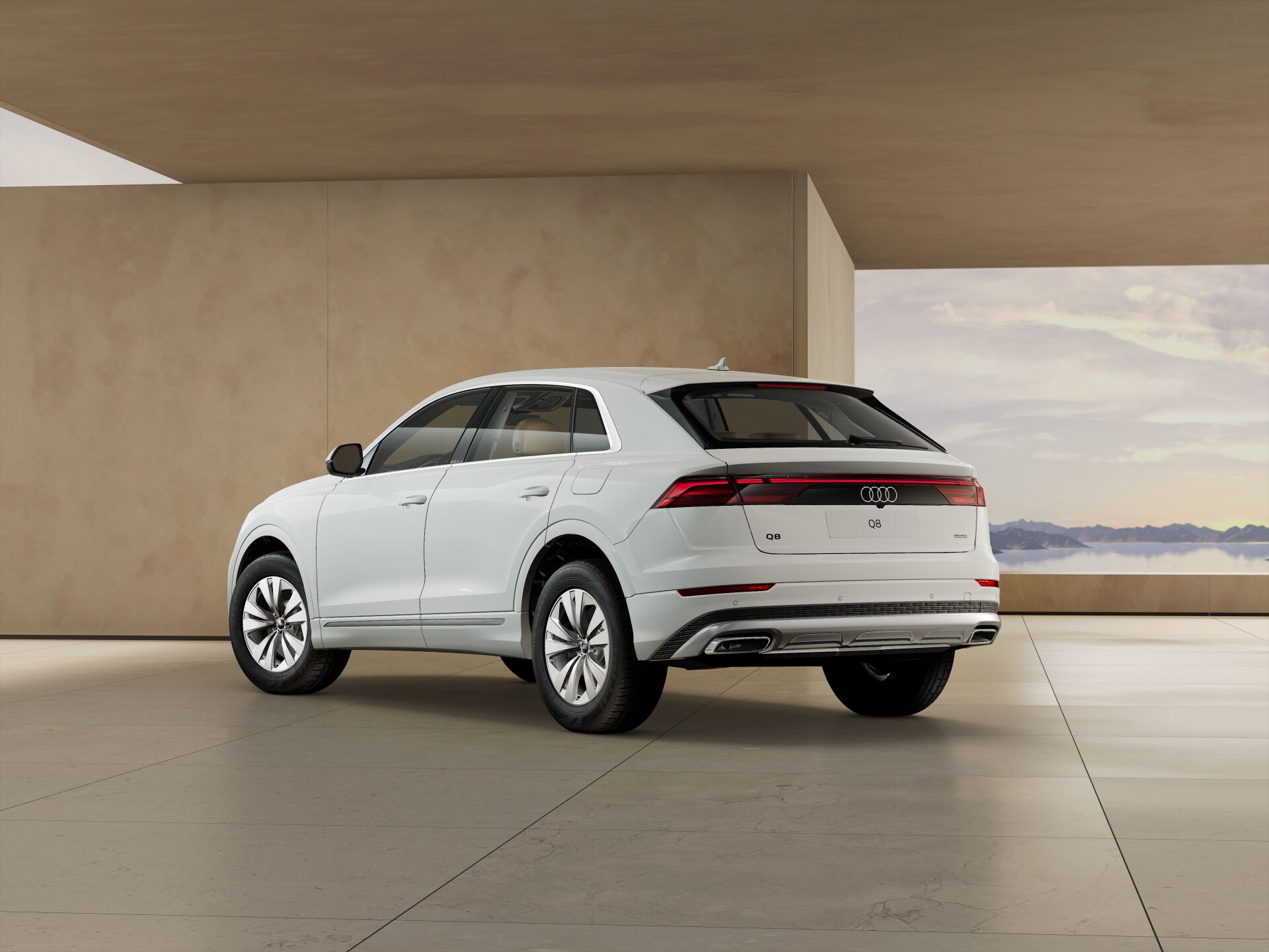 Q8 TFSI e EXTERIOR-REAR-3-4