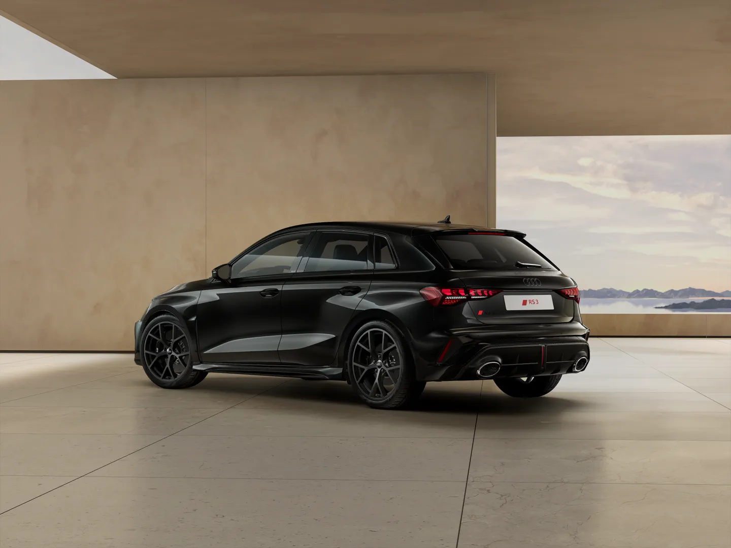 Zdjęcie Audi RS 3 Sportback RS 3 Sportback 294 kW S tronic – Ujęcie: tył 3/4