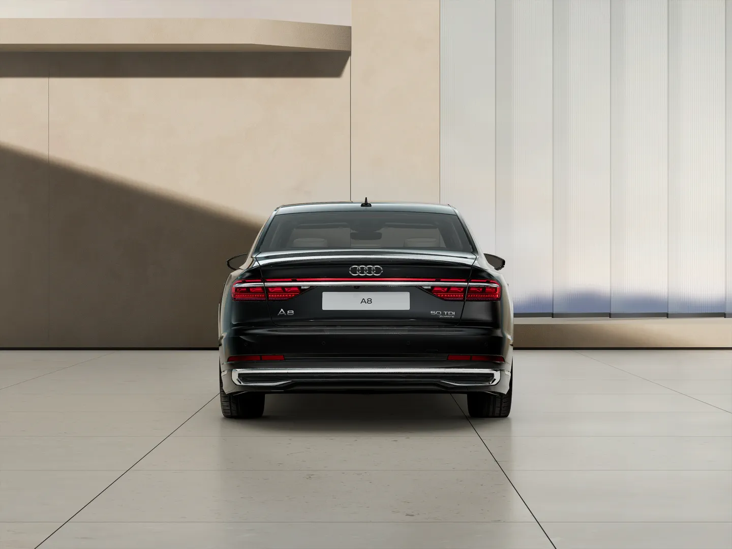 Zdjęcie Audi A8 50 TDI quattro 210(286) kW(KM) tiptronic – Ujęcie: tył