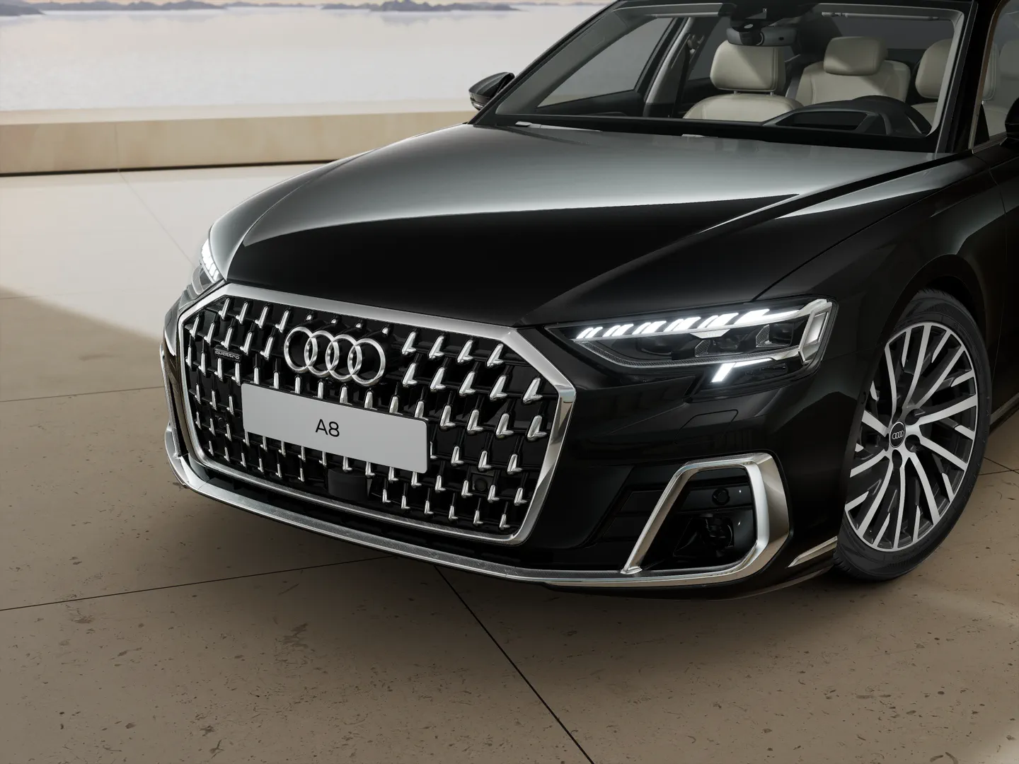 Zdjęcie Audi A8 50 TDI quattro 210(286) kW(KM) tiptronic – Ujęcie: reflektory