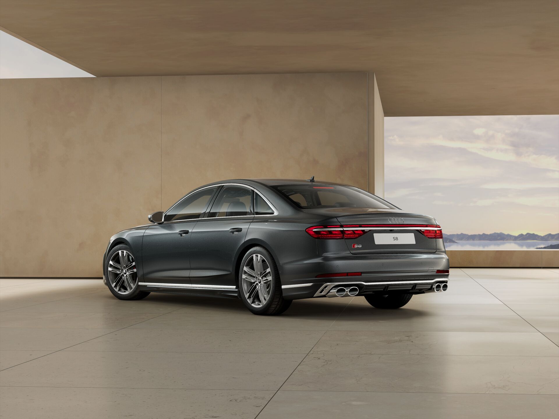S8 TFSI EXTERIOR-REAR-3-4