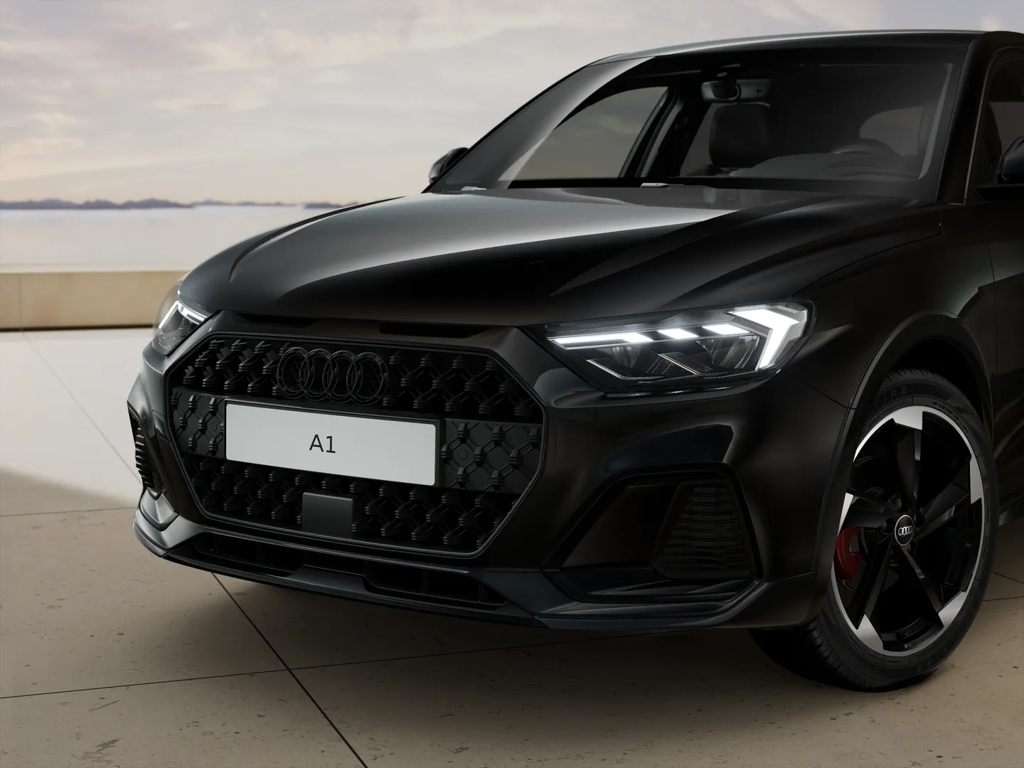 Audi A1 allstreet 35 TFSI S tronic in Scheinwerferansicht