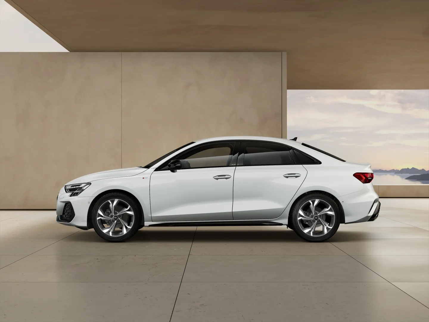 Zdjęcie&nbsp;Audi A3 Sedan&nbsp;S line TFSI 110 kW S tronic&nbsp;– Ujęcie: bok