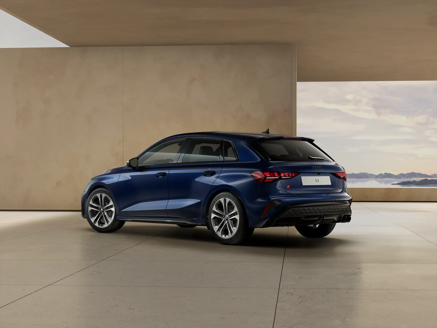 Zdjęcie Audi S3 Sportback S3 Sportback TFSI 245 kW S tronic – Ujęcie: tył 3/4