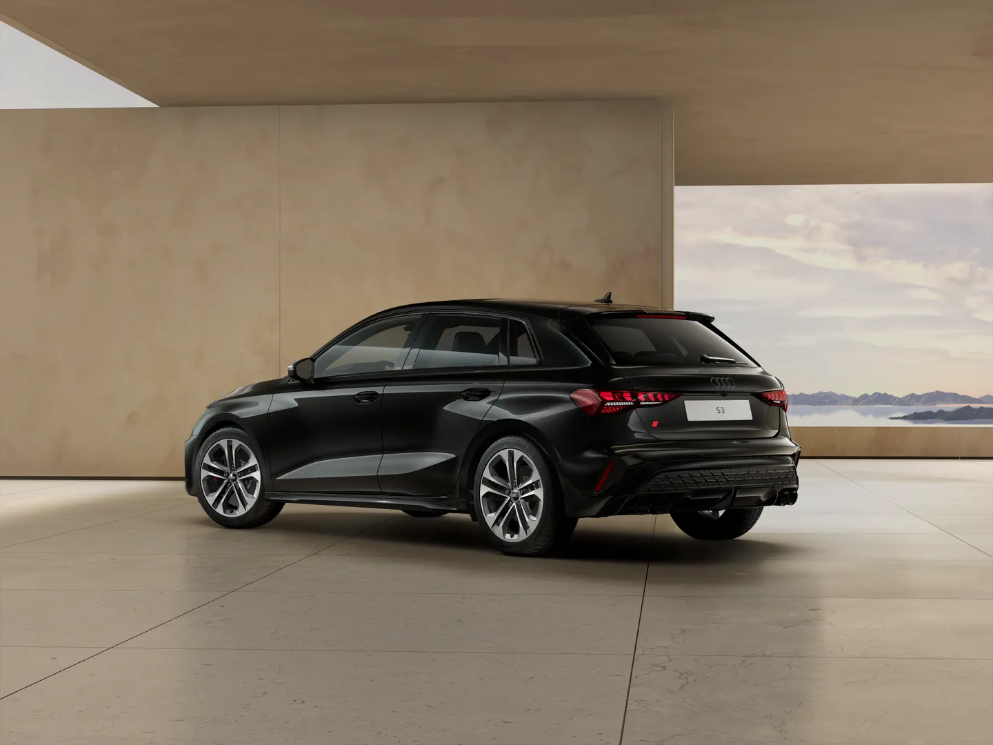 Zdjęcie&nbsp;Audi S3 Sportback&nbsp;S3 Sportback TFSI 245 kW S tronic&nbsp;– Ujęcie: tył 3/4