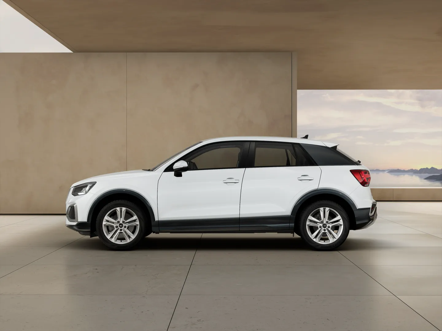 Audi Q2 35 TDI quattro advanced 110 kW (150 PS) S tronic サイドビュー