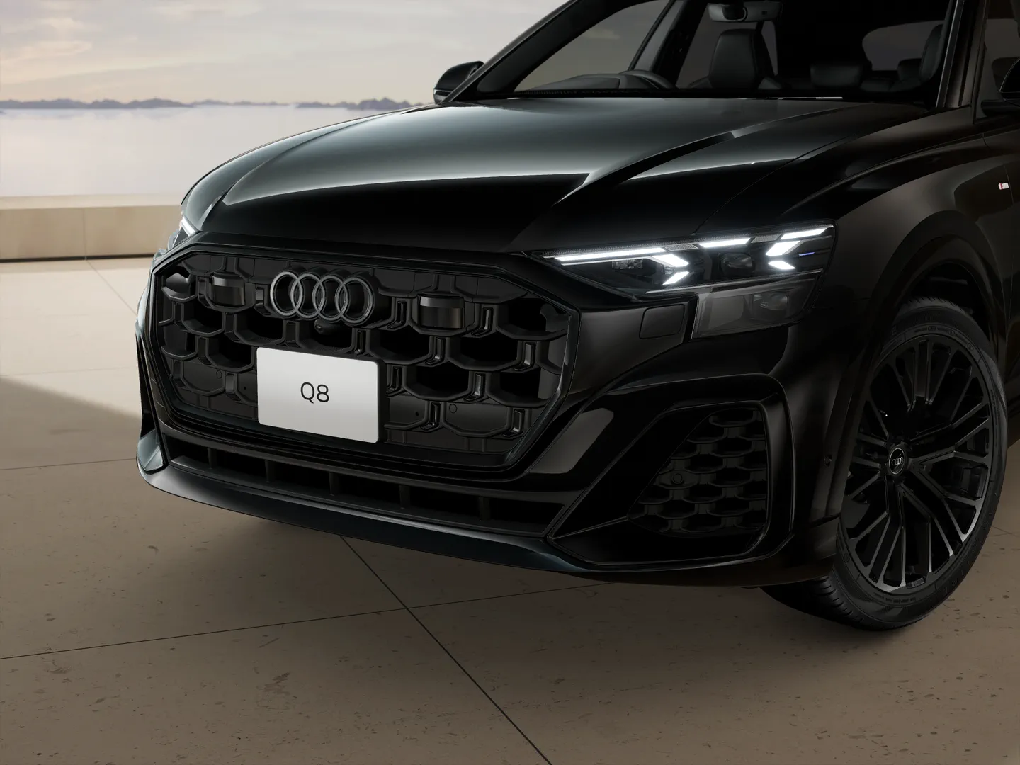 Audi Q8 SUV 55 TFSI quattro S line 250 kW (340 PS) tiptronic ヘッドライト