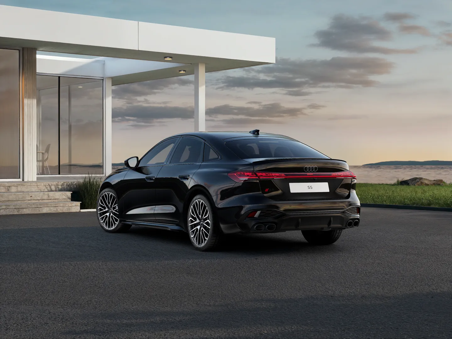 Zdjęcie&nbsp;Audi S5 Sedan&nbsp;S5 Sedan TFSI 270 kW S tronic&nbsp;– Ujęcie: tył 3/4