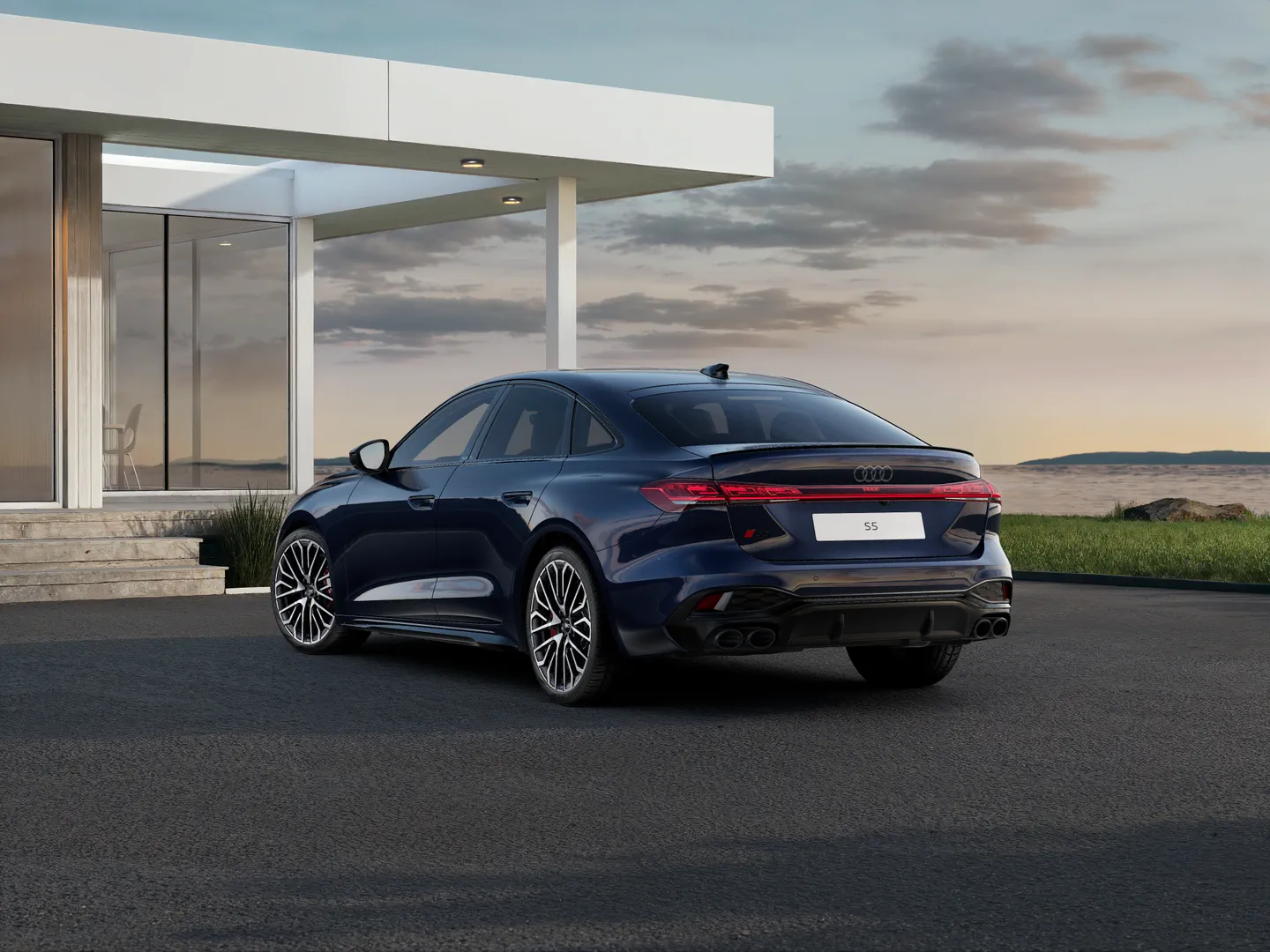 Zdjęcie&nbsp;Audi S5 Sedan&nbsp;S5 Sedan TFSI 270 kW S tronic&nbsp;– Ujęcie: tył 3/4