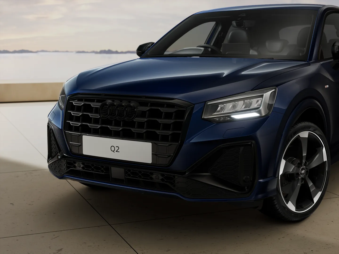 Image of&nbsp;Audi Q2&nbsp;Black Edition 150 PS TFSI S tronic&nbsp;- View:&nbsp;headlights