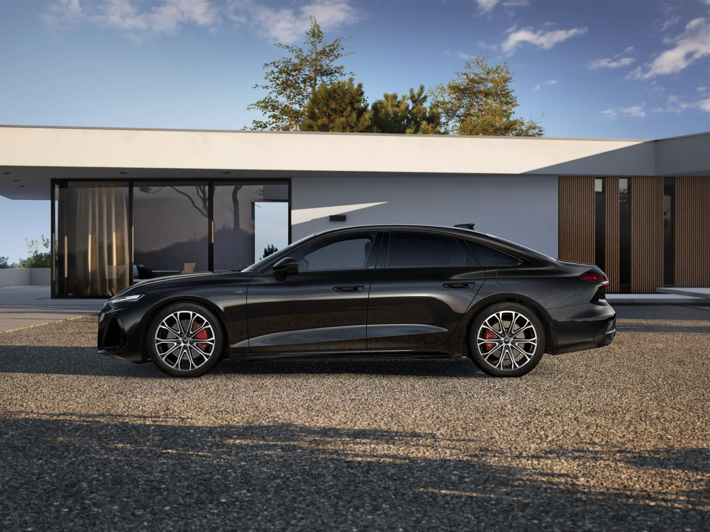 Zdjęcie&nbsp;Audi A6 Sedan e-hybrid&nbsp;e-hybrid quattro 270 kW S tronic&nbsp;– Ujęcie: bok