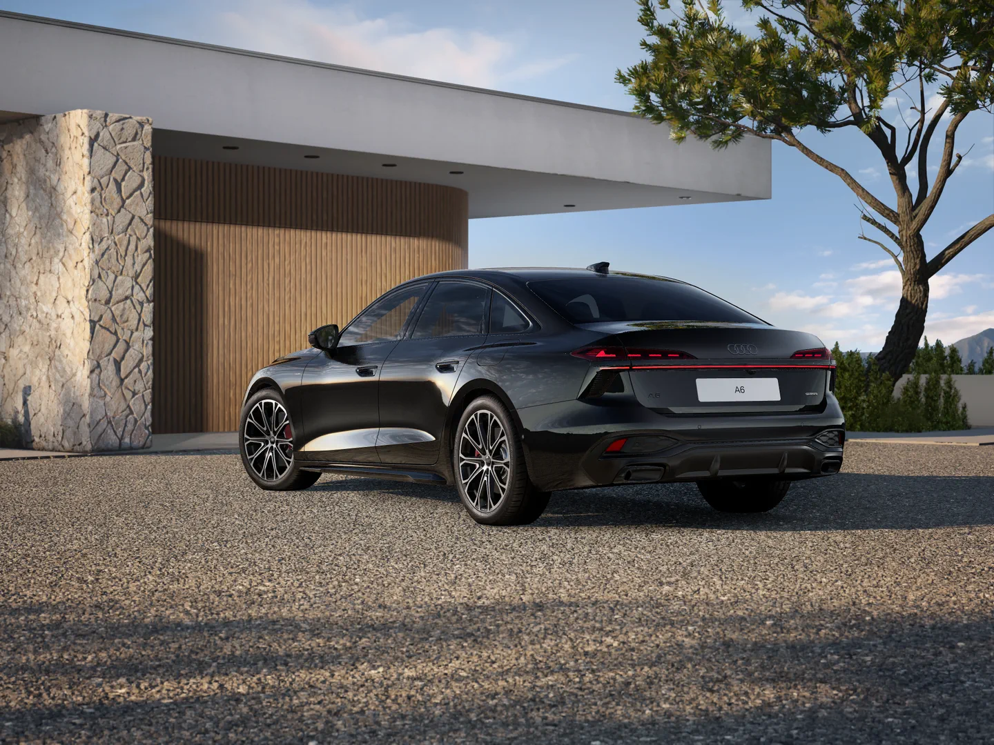 Zdjęcie&nbsp;Audi A6 Sedan e-hybrid&nbsp;e-hybrid quattro 270 kW S tronic&nbsp;– Ujęcie: tył 3/4