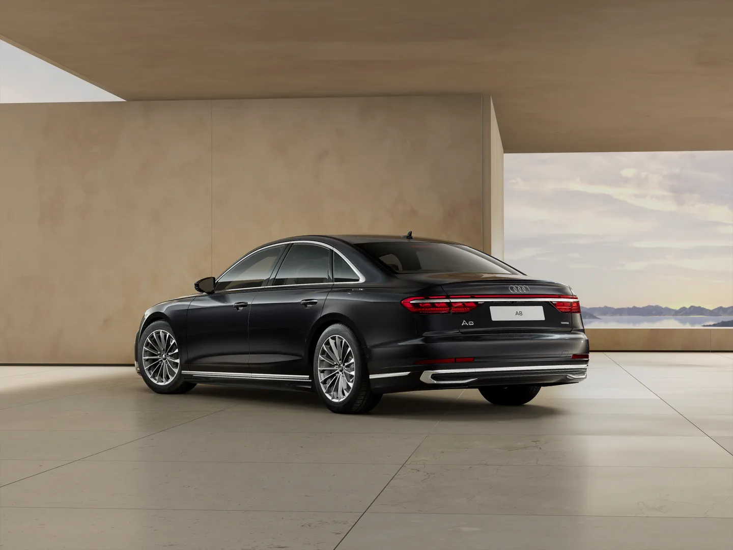 Zdjęcie Audi A8 50 TDI quattro 210(286) kW(KM) tiptronic – Ujęcie: tył 3/4