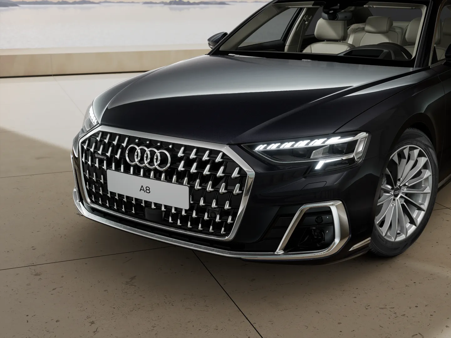 Zdjęcie Audi A8 50 TDI quattro 210(286) kW(KM) tiptronic – Ujęcie: reflektory