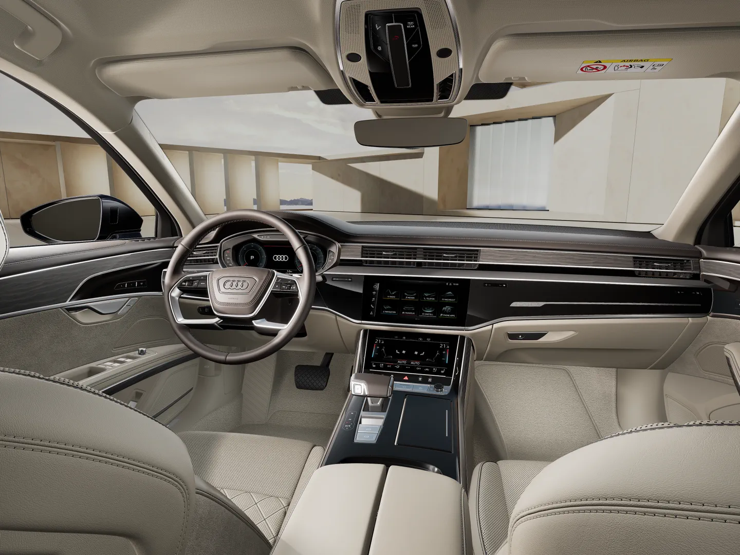 Zdjęcie Audi A8 50 TDI quattro 210(286) kW(KM) tiptronic – Ujęcie: deska rozdzielcza